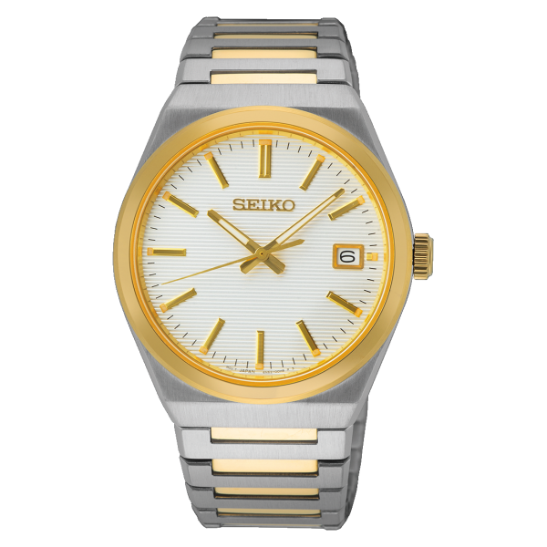 SEIKO QUARTZ 39MM MEN'S WATCH SUR558P1