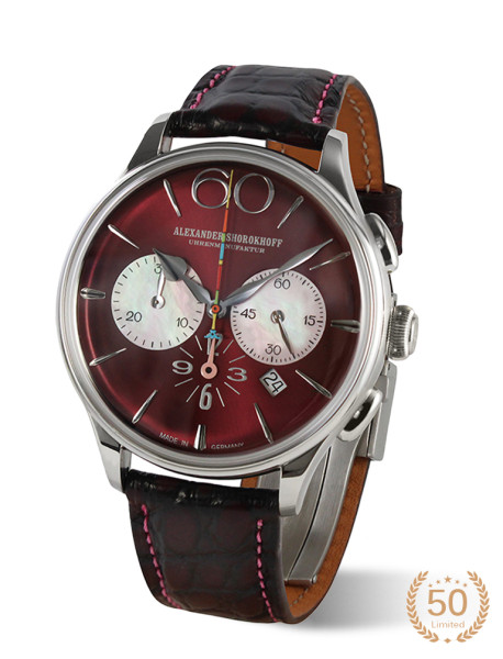 часовник alexander shorokhoff happy second bordeaux as.hs-06 classicwatches.bg
