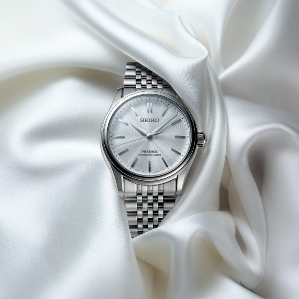 seiko presage hcc001j1 бял текстуриран циферблат ClassicWatches.bg