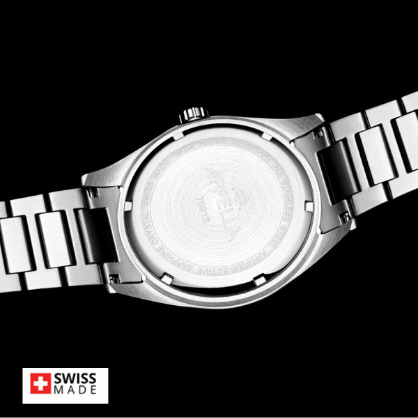 Часовник Appella L70016.R1R6Q – Мъжки модел от благородна стомана с черен циферблат | ClassicWatches.bg
