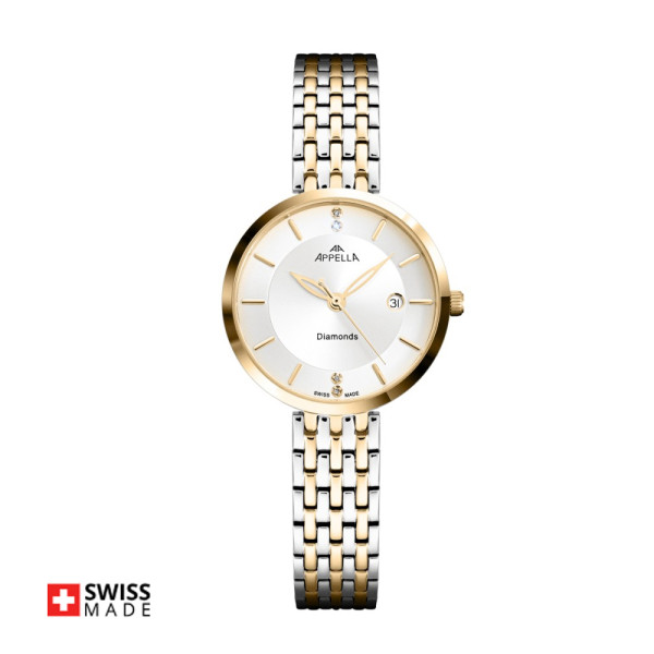 часовник Appella L50013.2193DQ дамски модел сребрист циферблат classicwatches.bg