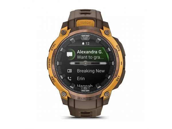 Garmin Instinct Crossover Bronze/Sunburst – тактически функции NVG, Stealth, Jumpmaster и Kill Switch – ClassicWatches.bg