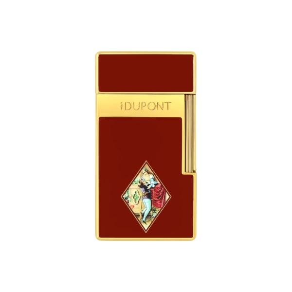 Запалка S.T.Dupont BIGGY LACQUERED LIGHTER ROMEO y JULIETA BURGUNDY 25050