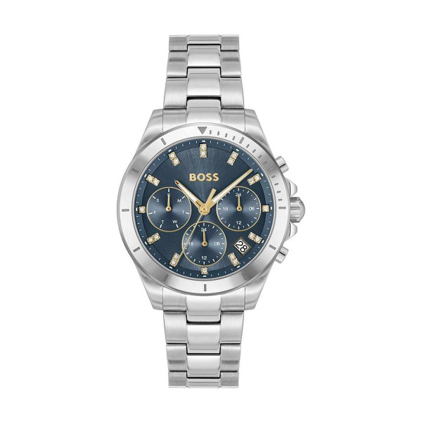 часовник hugo boss 1502826 дамски със син циферблат classicwatches.bg