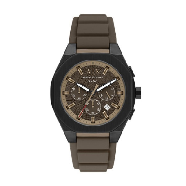 часовник Armani Exchange AX4293 с кафяв циферблат и черен корпус classicwatches.bg
