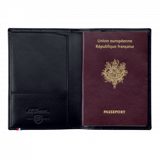 S.T.Dupont Line D Passport Cover Black калъф за паспорт 180012