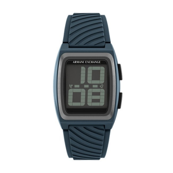 часовник Armani Exchange AX2970 със син негативен дисплей и син корпус classicwatches.bg