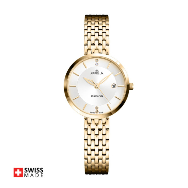 Appella L50013.1193DQ дамски часовник с диаманти ClassicWatches.bg