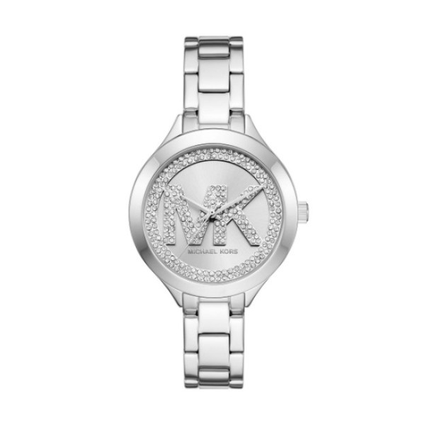 дамски часовник Michael Kors MKO1108 с благородна стомана и сребрист циферблат -ClassicWatches.bg