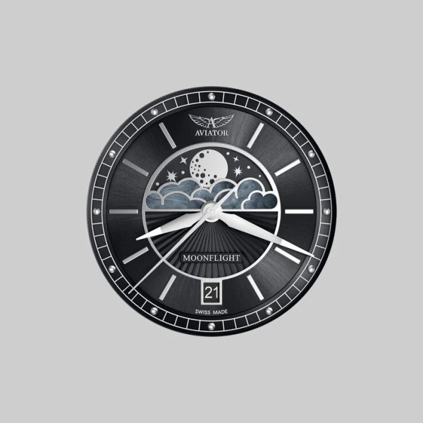 AVIATOR DOUGLAS MOONFLIGHT 36MM V.1.33.0.252.4