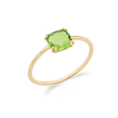 COMETE AMBROSIA ЗЛАТЕН ПРЪСТЕН С ПЕРИДОТ KAAZ028