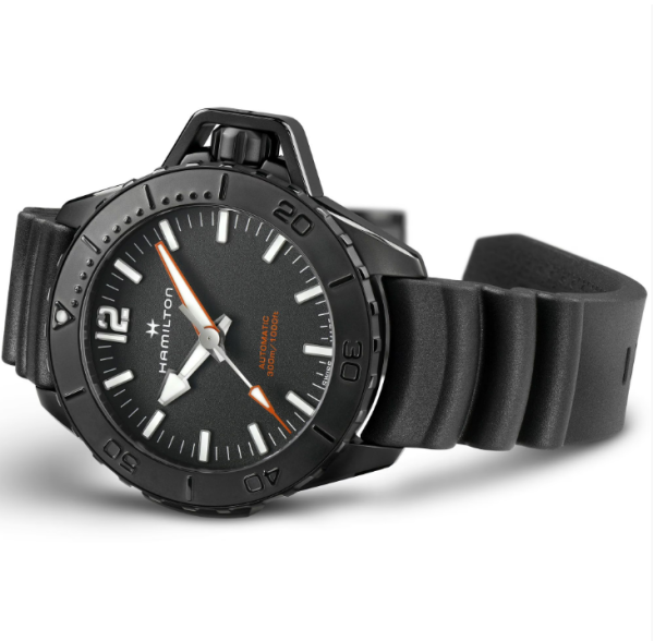 Мъжки водолазен часовник Hamilton с черно PVD покритие