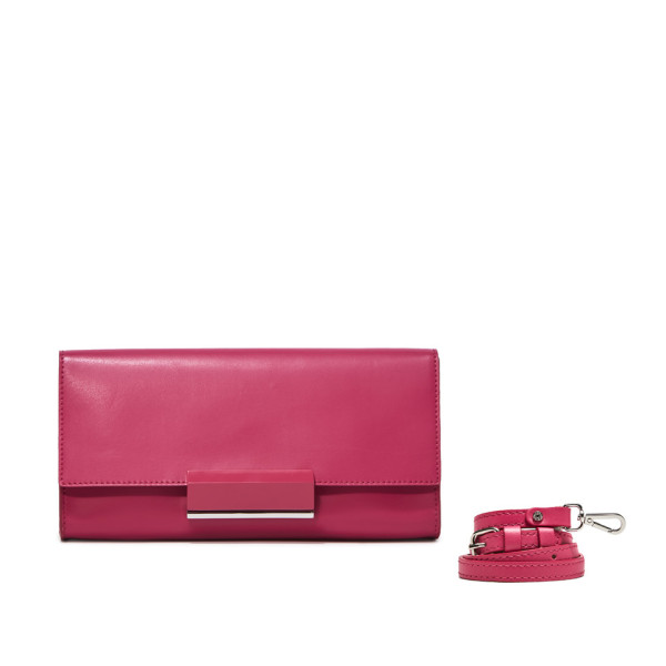 ДАМСКА ЧАНТА , ЕСТЕСТВЕНА КОЖА- РЪЧНА ИЗРАБОТКА GIANNI CHARINI 10196/PINK