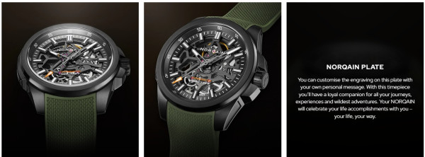 Луксозен часовник NORQAIN Independence Skeleton 40mm с COSC сертифициран механизъм – classicwatches.bg