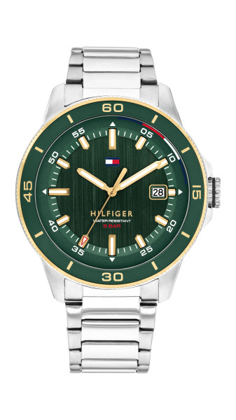 часовник tommy hilfiger 1792230 мъжки зелен циферблат classicwatches.bg