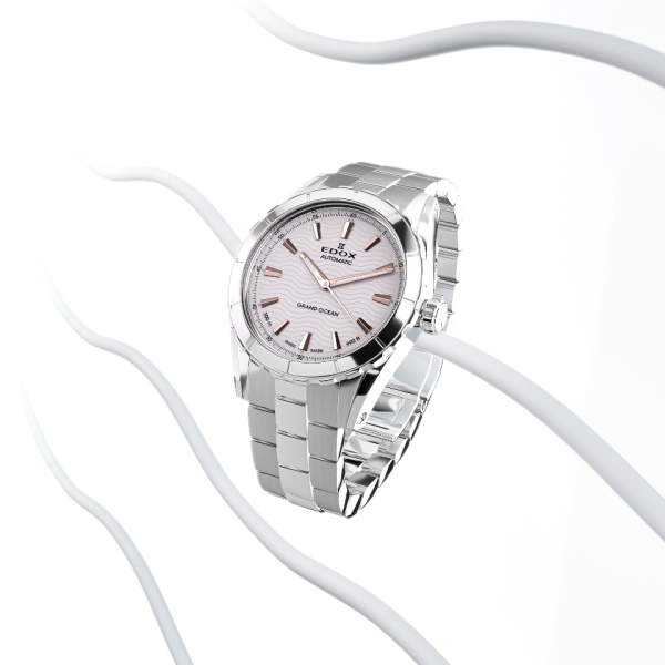 edox grand ocean 40mm automatic stainless steel watch classicwatches.bg