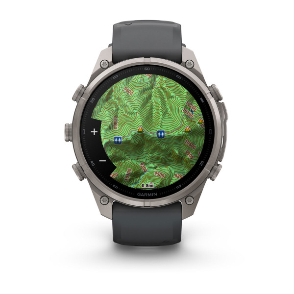 Garmin Fenix 9 Pro Titanium с Graphite/Black силиконова каишка 010-04336-26