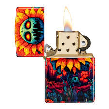 Запалка Zippo - Spooky Sunflower Design