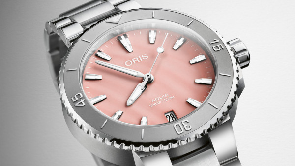 ORIS AQUIS DATE 36.5MM LADIES WATCH 01 733 7770 4158-07 8 18 05P