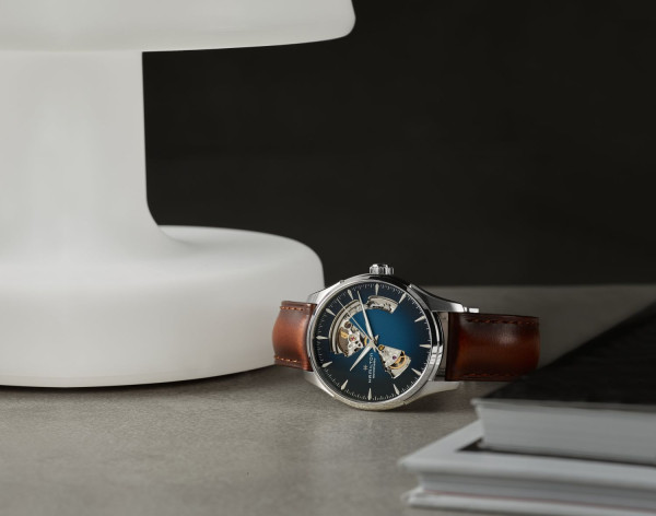 HAMILTON JAZZMASTER OPEN HEART 40MM MEN'S WATCH H32675540