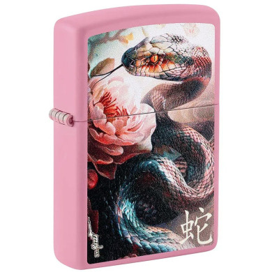 Запалка Zippo - Mazzi® Snake and Flower