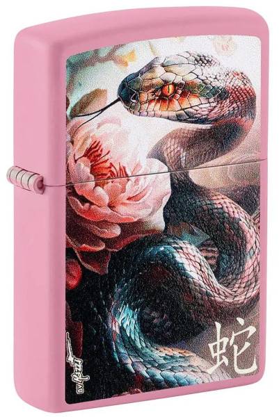 Запалка Zippo - Mazzi® Snake and Flower