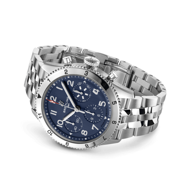 BREITLING CLASSIC AVI CHRONOGRAPH 42 TRIBUTE TO VOUGHT F4U CORSAIR MEN'S WATCH  A233801A1C1A1