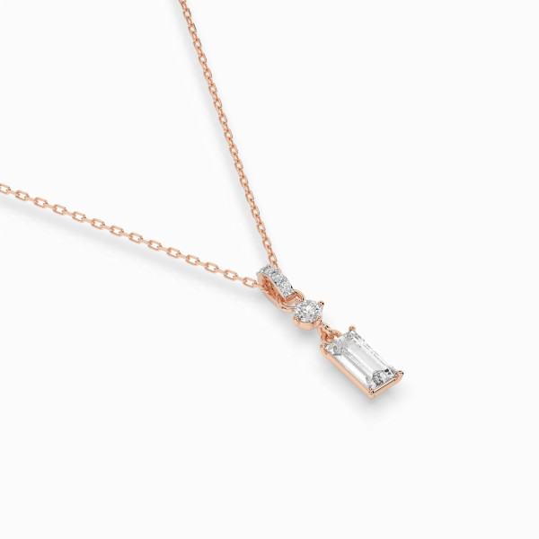 Cara колие с диаманти 0,04+0,32 ct GIA сертификат K104-10071/3R (0,30)
