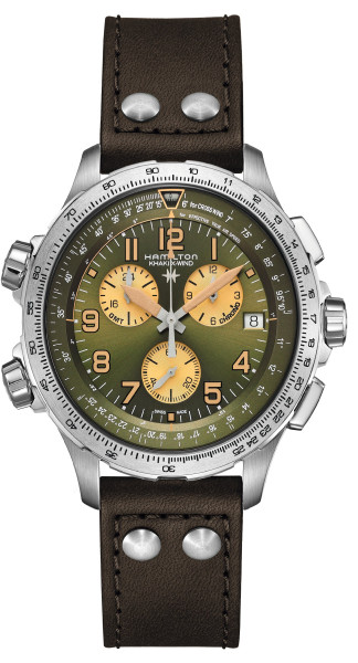 ЧАСОВНИК HAMILTON KHAKI AVIATION X-WIND GMT 46MM H77.932.560