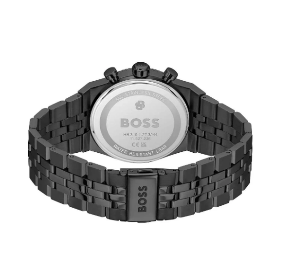 HUGO BOSS 1514308 с черна стоманена верижка