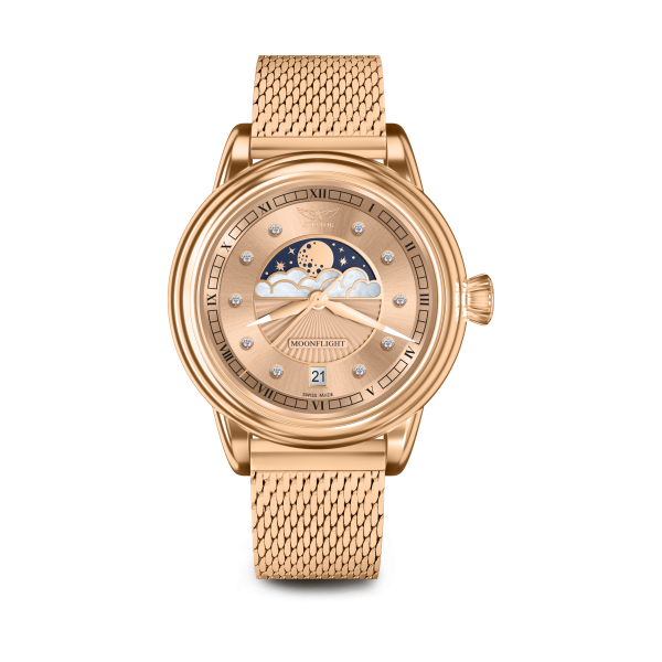дамски часовник кварцов aviator-moonflight-36m-front-view-classicwatches