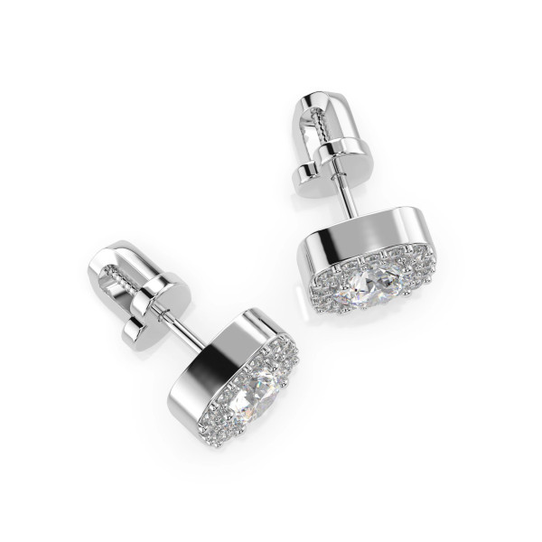 Златно бижу Cara обеци с диаманти 0.60+0.18 ct GIA сертификат K102-10152W