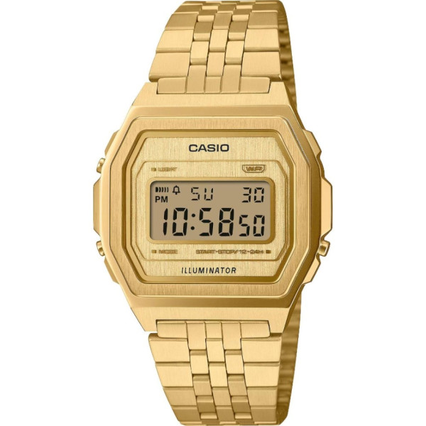 Casio A1000G-9EF златен унисекс часовник vintage classicwatches.bg