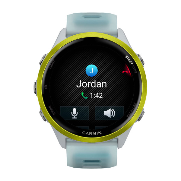 Garmin Forerunner 570 Amp Yellow Aluminium с Translucent Whitestone/Turquoise каишка 010-02971-01