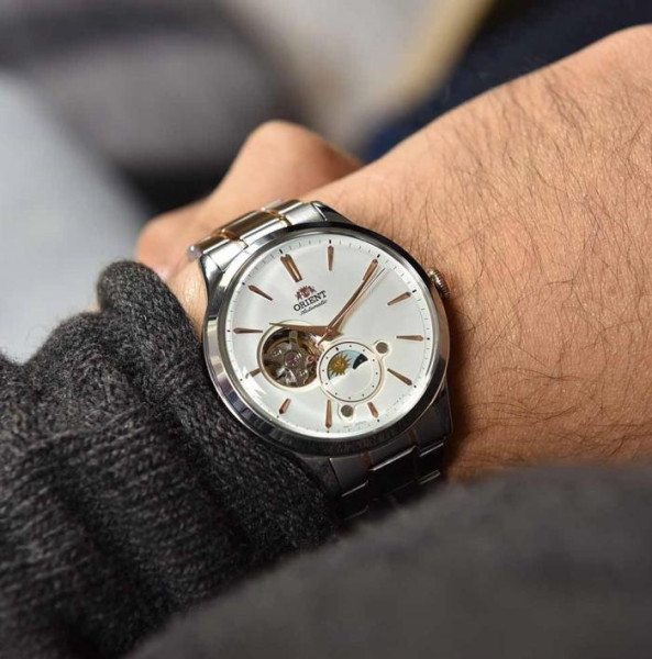 ORIENT SUN AND MOON 42MM MEN'S WATCH RA-AS0101S