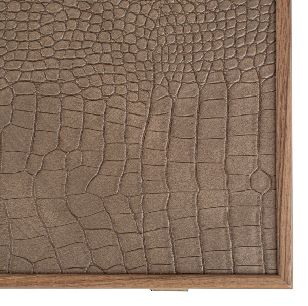 Табла за игра Manopoulos - Crocodile Tote Leatherette, 60 x 48 см, еко кожа