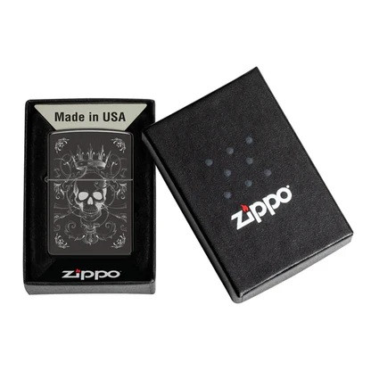 Запалка Zippo - Royal Skull Design