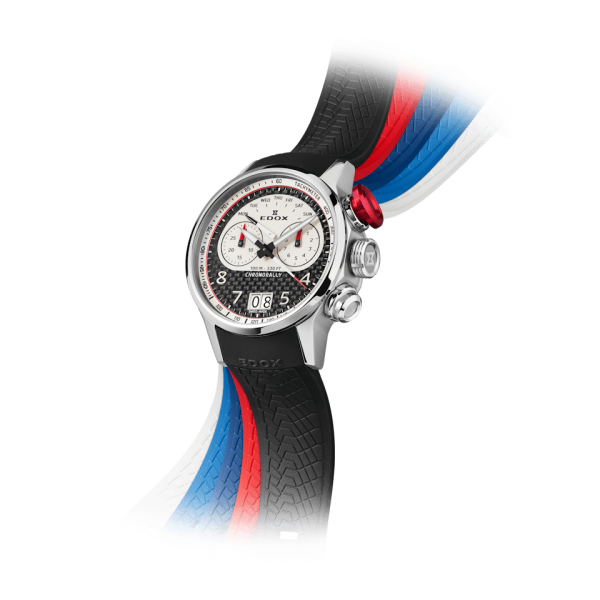 Edox Chronorally Chronograph 45 Limited Edition с титанов корпус