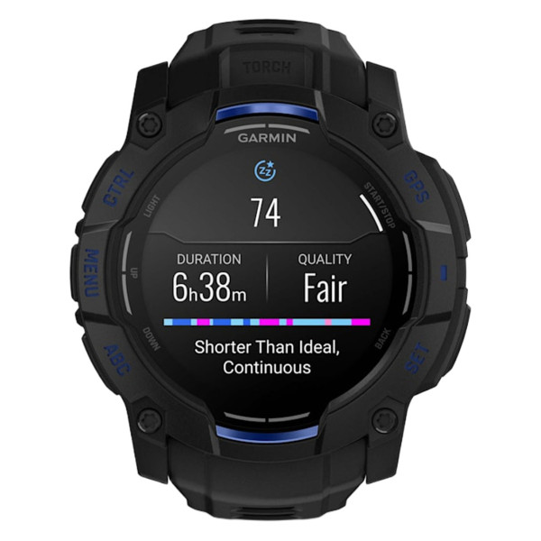 ЧАСОВНИК GARMIN INSTINCT CROSSOVER AMOLED BLACK С BLACK LIMITED EDITION 50MM 010-03020-03
