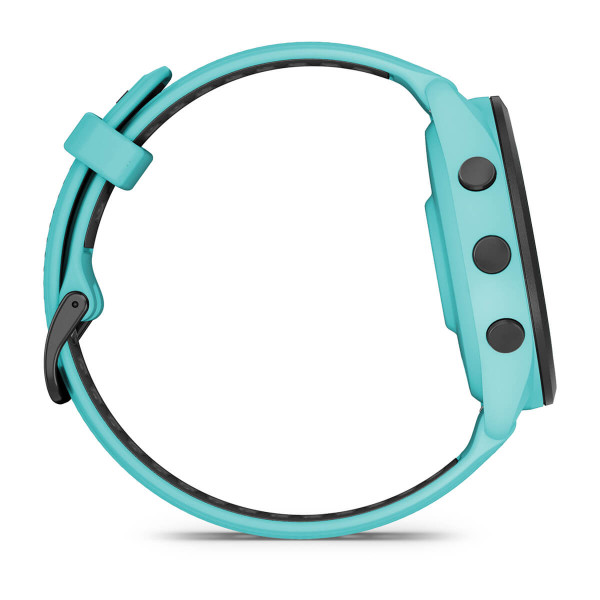 Garmin Forerunner 265 Black безел с Aqua корпус и Aqua/Black силиконова каишка 010-02810-12