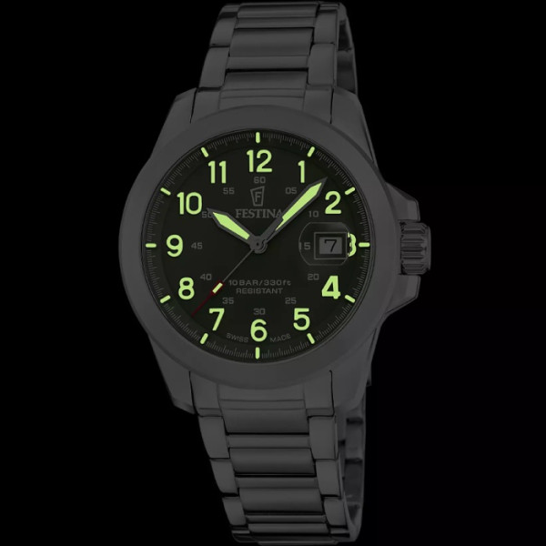 Festina F20081/3 мъжки швейцарски часовник Field – classicwatches.bg