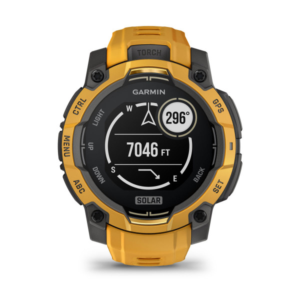 Garmin Instinct 3 Solar Sunburst със Sunburst/Grey каишка 010-02934-02
