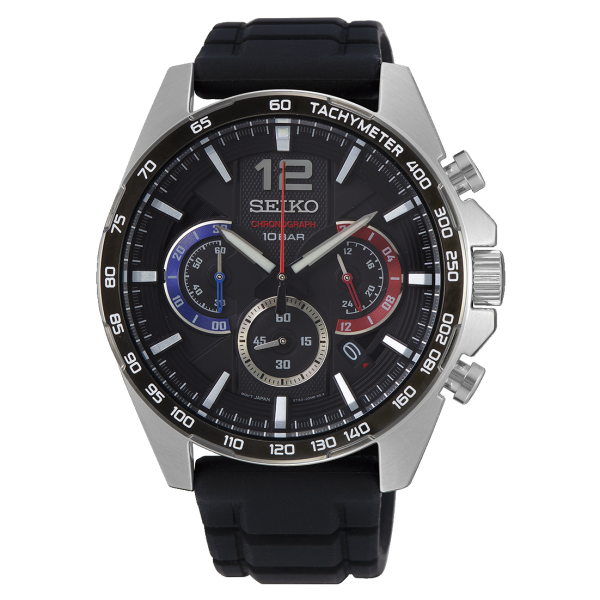 SEIKO SPORT CHRONOGRAPH QUARTZ 44MM MEN'S WATCH SSB347P1