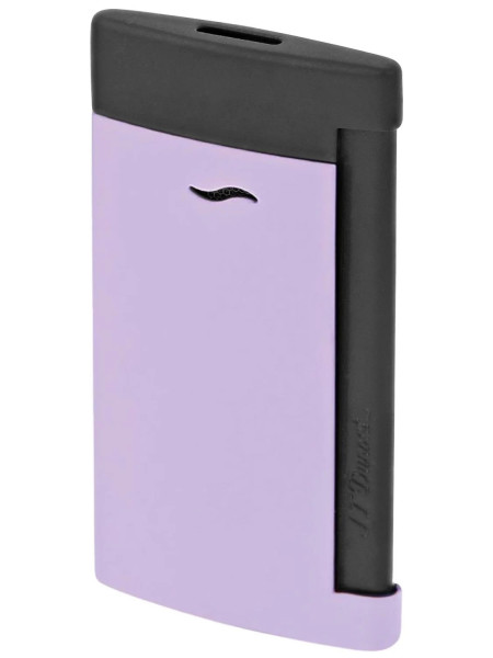 ЗАПАЛКА S.T.DUPONT SLIM 7 MATT BLACK AND LILAC LIGHTER 27762