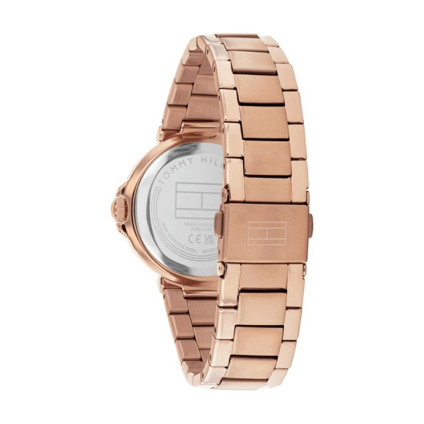 Tommy Hilfiger 1782780 дамски часовник черен циферблат и розово злато ClassicWatches.bg

