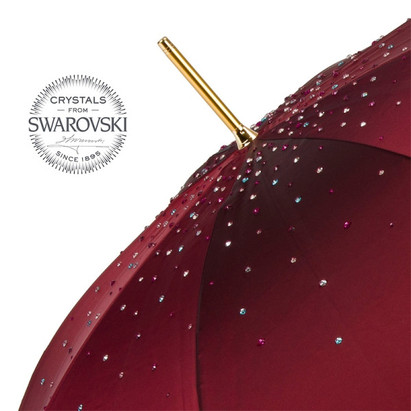 PASOTTI ДАМСКИ ЧАДЪР  2Burgundy Swarovski® 184 Serge-17 U2