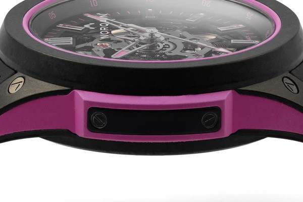 Часовник NORQAIN Wild ONE Skeleton 39mm Hyper Pink NNQ3001QBPI1AS/B003