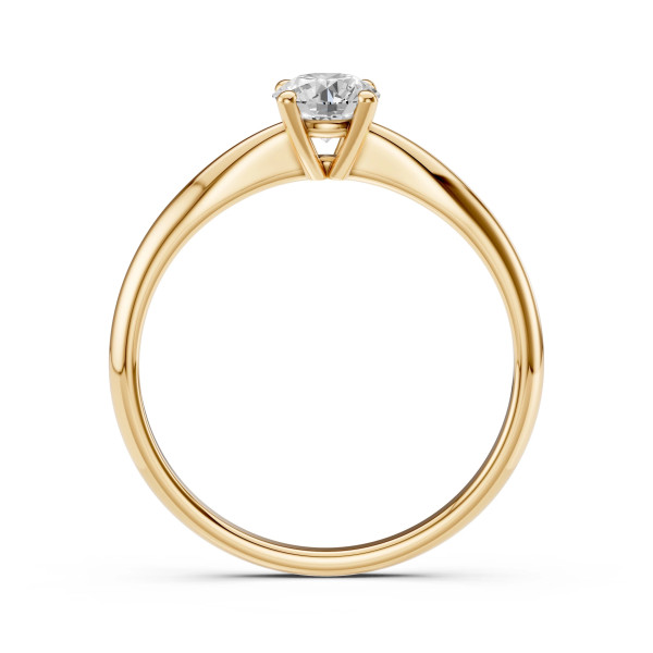 Cara пръстен с диамант 0.50 ct GIA сертификат – ЗЛАТНО БИЖУ 14К K101-10021Y(5.1)/14K