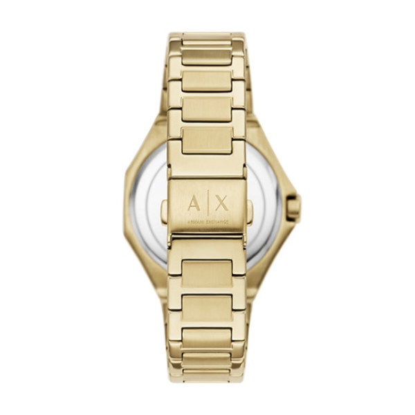 armani exchange ax4624 със златист осмоъгълен циферблат classicwatches.bg