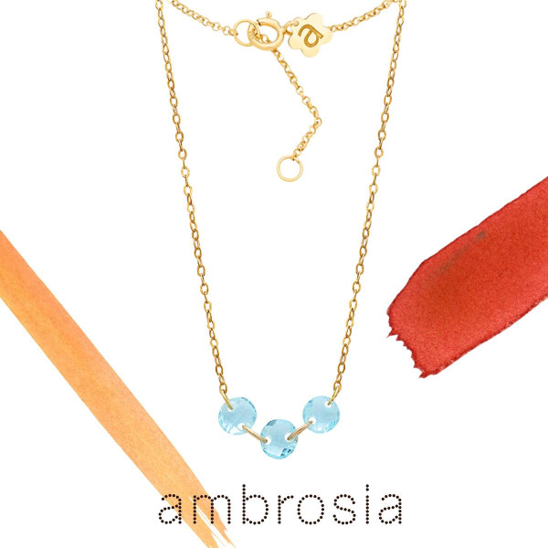 COMETE AMBROSIA ЗЛАТНА ГРИВНА С ЦИРКОНИИ ABZ138